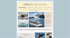 Desktop Screenshot of alaskabyseaandstar.com